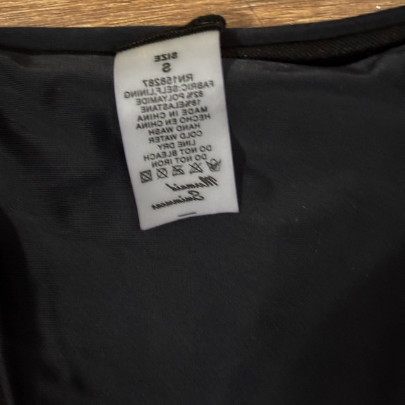 NWT Somewhere Private Black Gold Detail 2-Piece Bikini Set Luxe Resortwear - Picture 3 of 4